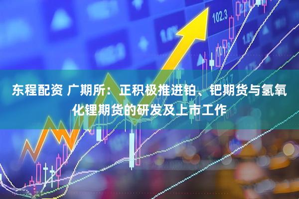 东程配资 广期所：正积极推进铂、钯期货与氢氧化锂期货的研发及上市工作