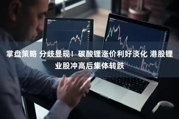 掌盘策略 分歧显现！碳酸锂涨价利好淡化 港股锂业股冲高后集体转跌
