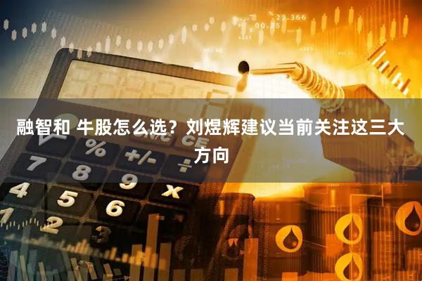 融智和 牛股怎么选？刘煜辉建议当前关注这三大方向