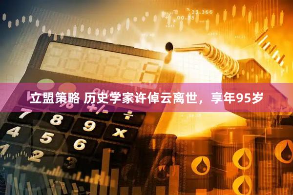 立盟策略 历史学家许倬云离世，享年95岁