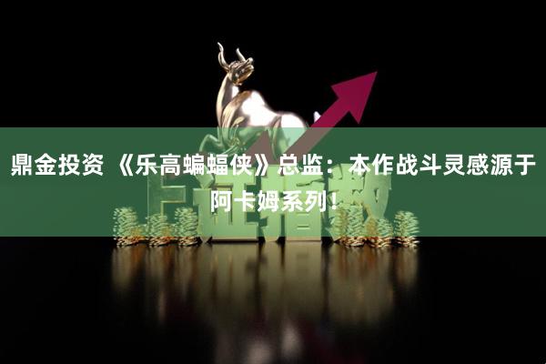 鼎金投资 《乐高蝙蝠侠》总监：本作战斗灵感源于阿卡姆系列！