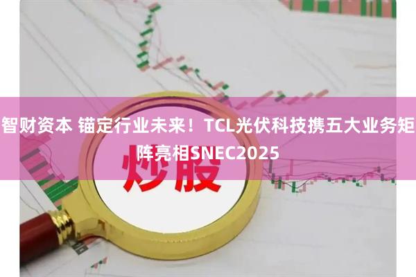 智财资本 锚定行业未来！TCL光伏科技携五大业务矩阵亮相SNEC2025